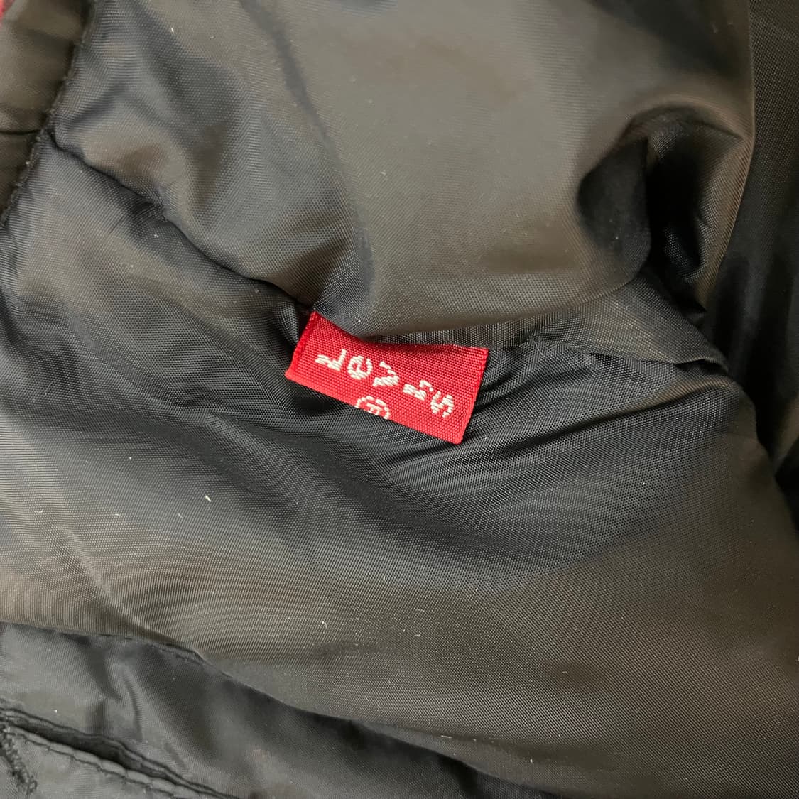 리바이스 체크 패턴 리버시블 후드 패딩 조끼 XL 상품이미지4