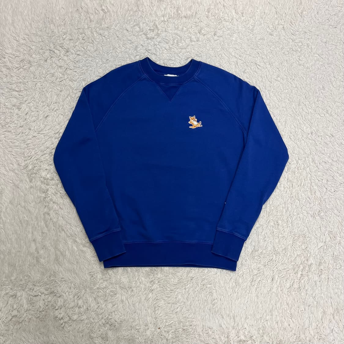 Maison Kitsuné blue sweatshirt 상품이미지4