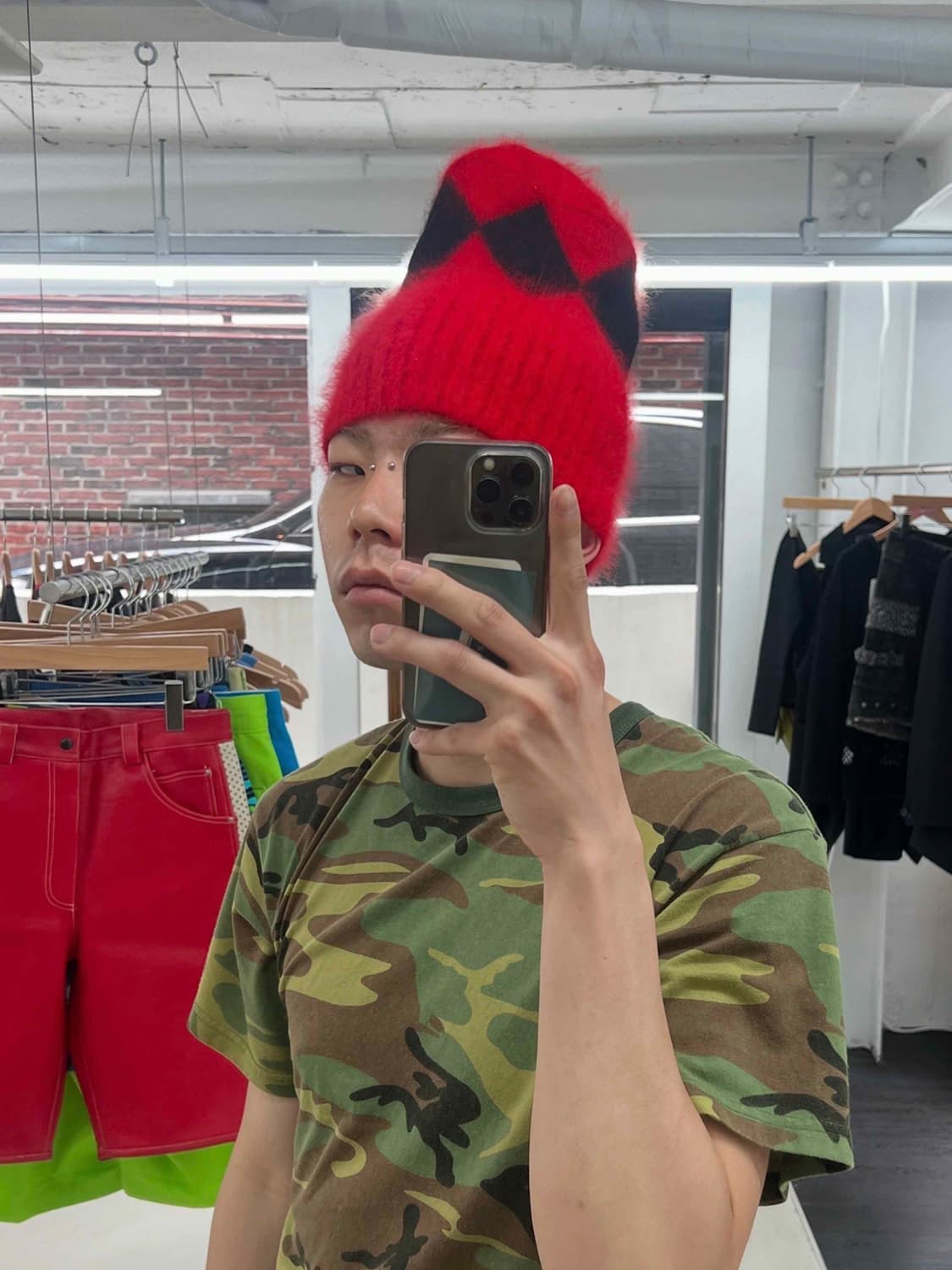 빈티지 섀기 비니  상품이미지1