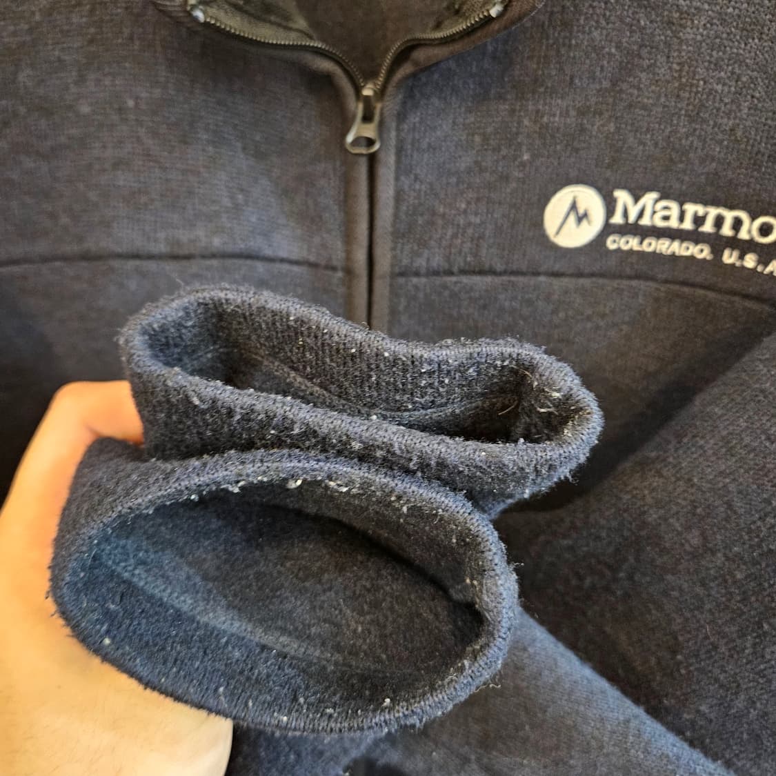 마모트 더블린 플리스자켓 남성 후리스 105  네이비 상품이미지3