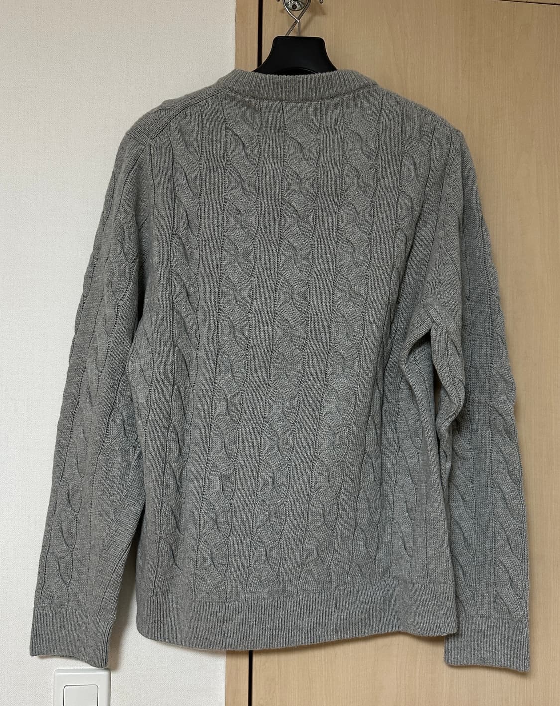 컨셉원 회색 꽈배기 니트 L 상품이미지2