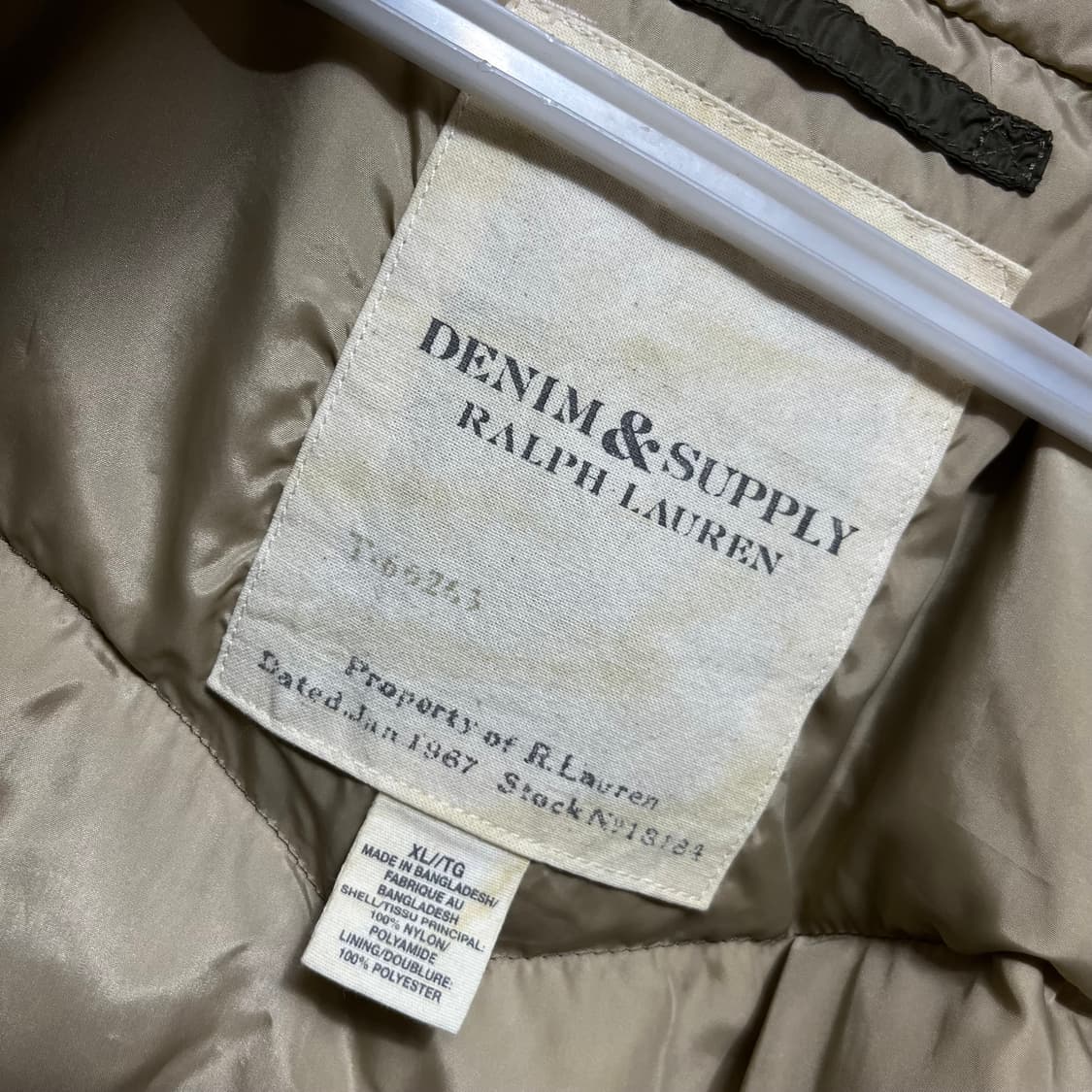 폴로 데님앤서플라이 성조기 패딩 xl 상품이미지2