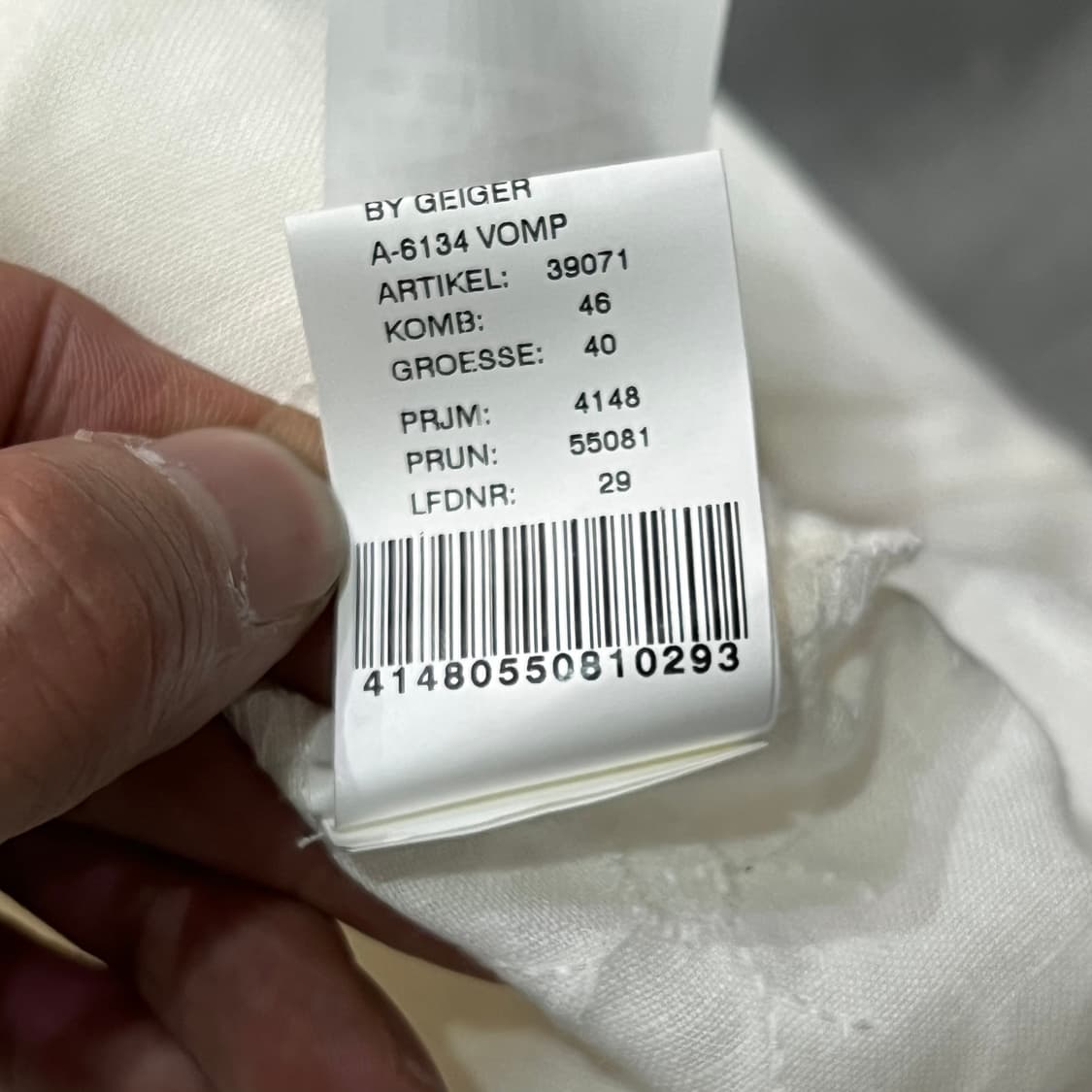  가이거 플라워 자수 린넨 하프 셔츠 y16206 상품이미지10