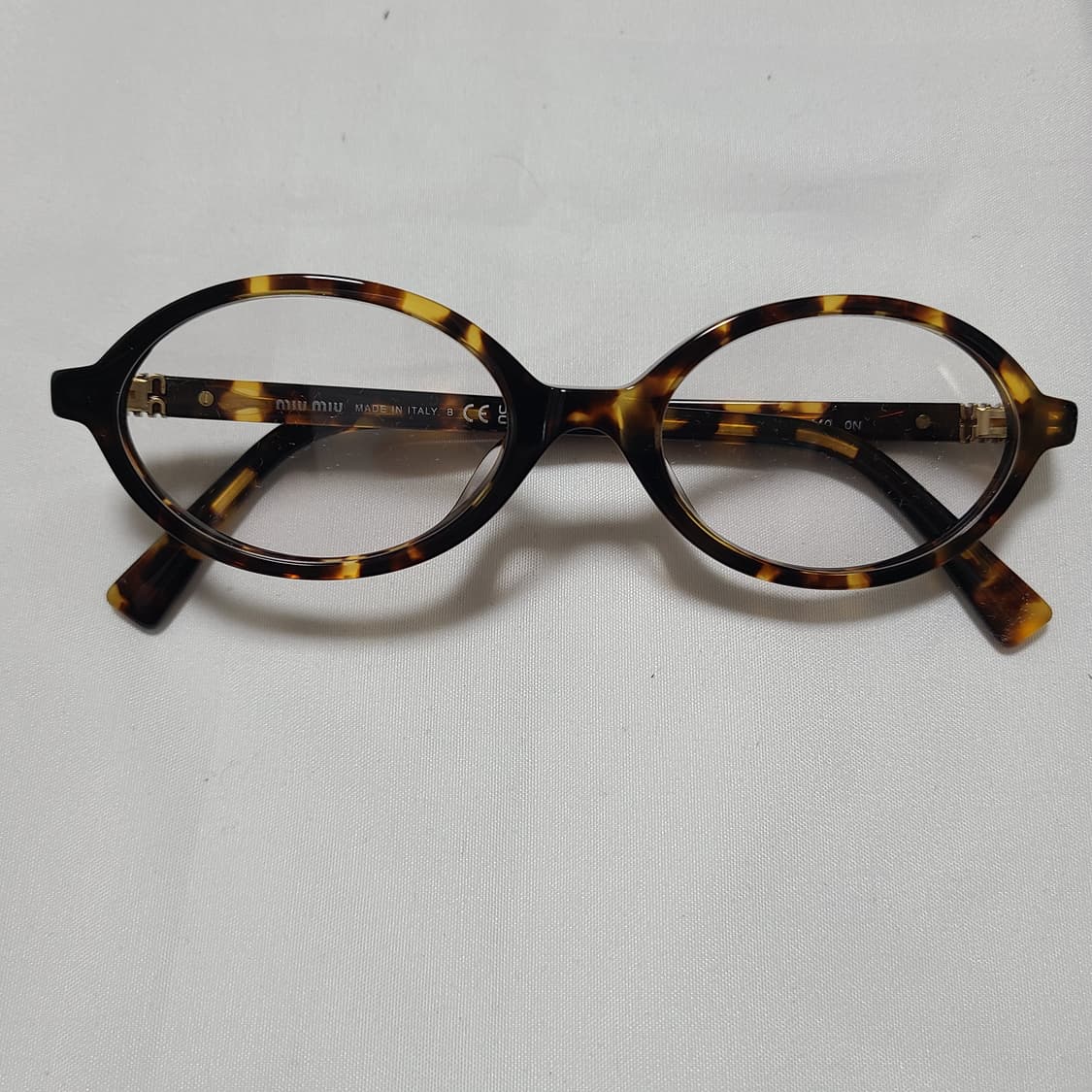 미우미우 리가드 선글라스 블루 렌즈 허니 톨토이즈쉘 아세테이트 얼터너티브 상품이미지5