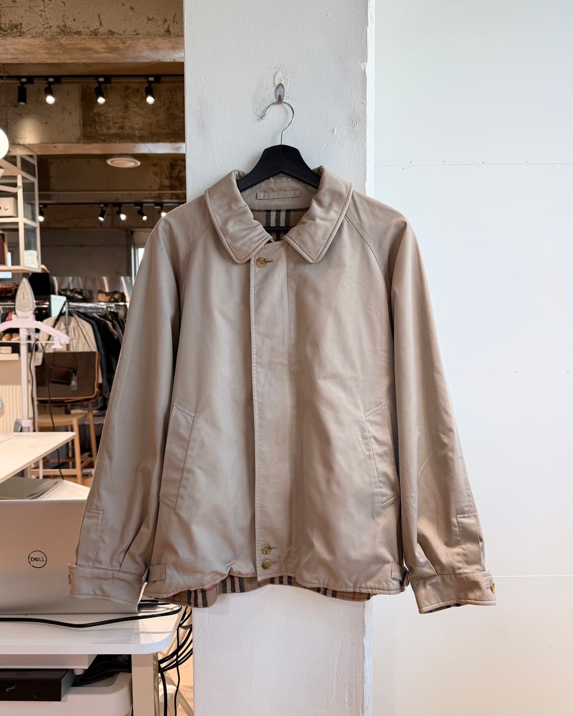 버버리 베이지 트렌치 블루종 자켓 상품이미지2