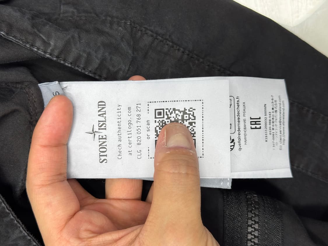 스톤아일랜드 25ss 올드이펙트 오버셔츠 S 상품이미지5