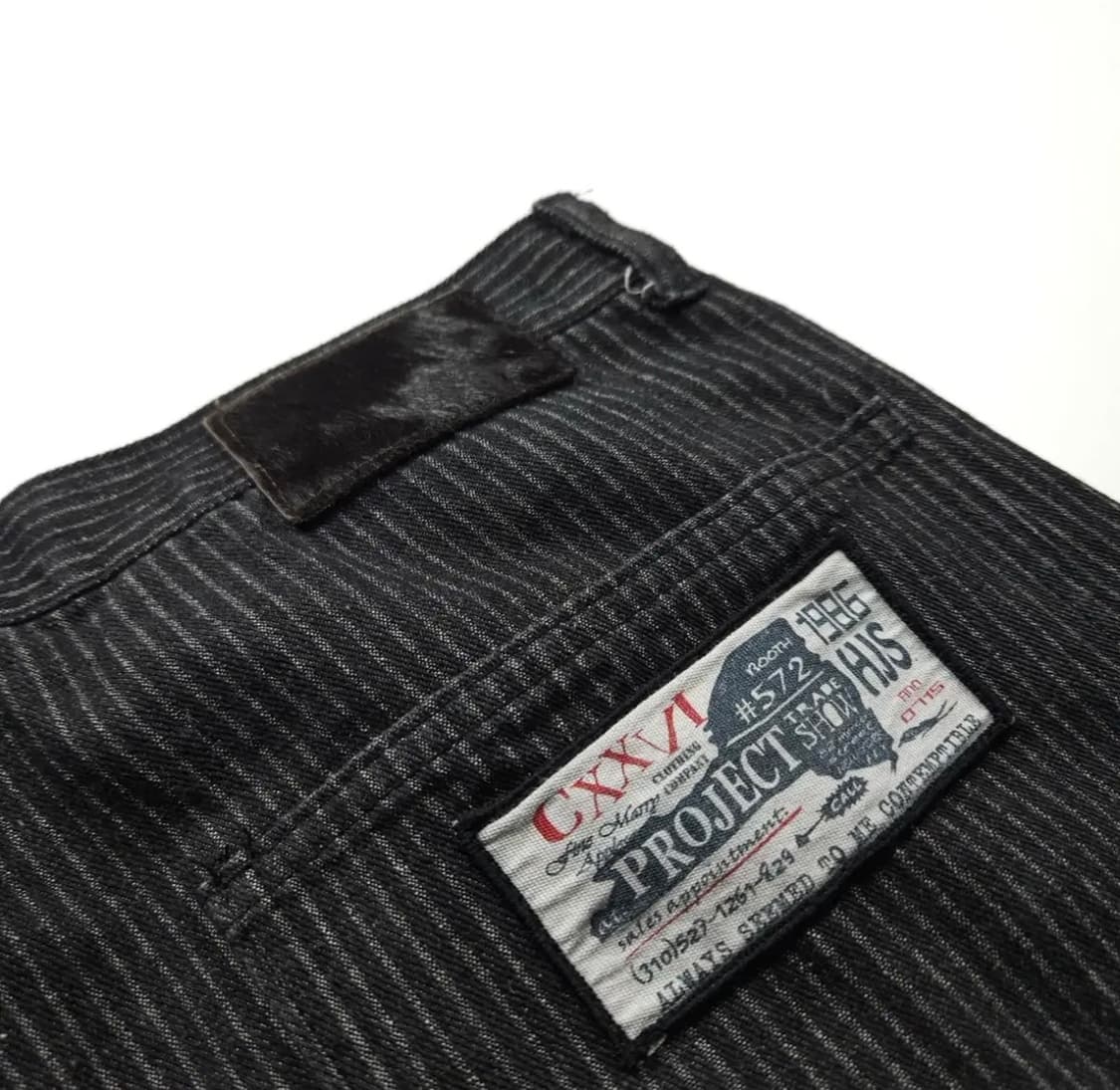 아카이브 빈티지 와이드핏 히코리 카펜터 워크 팬츠 (L) 상품이미지4