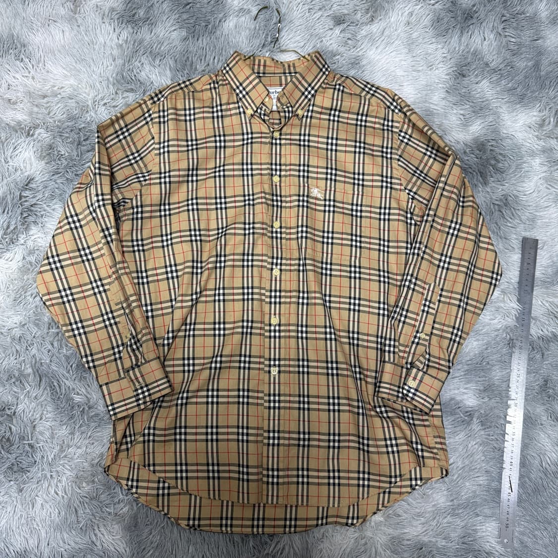 버버리 체크남방 정품  41L사이즈 상품이미지1