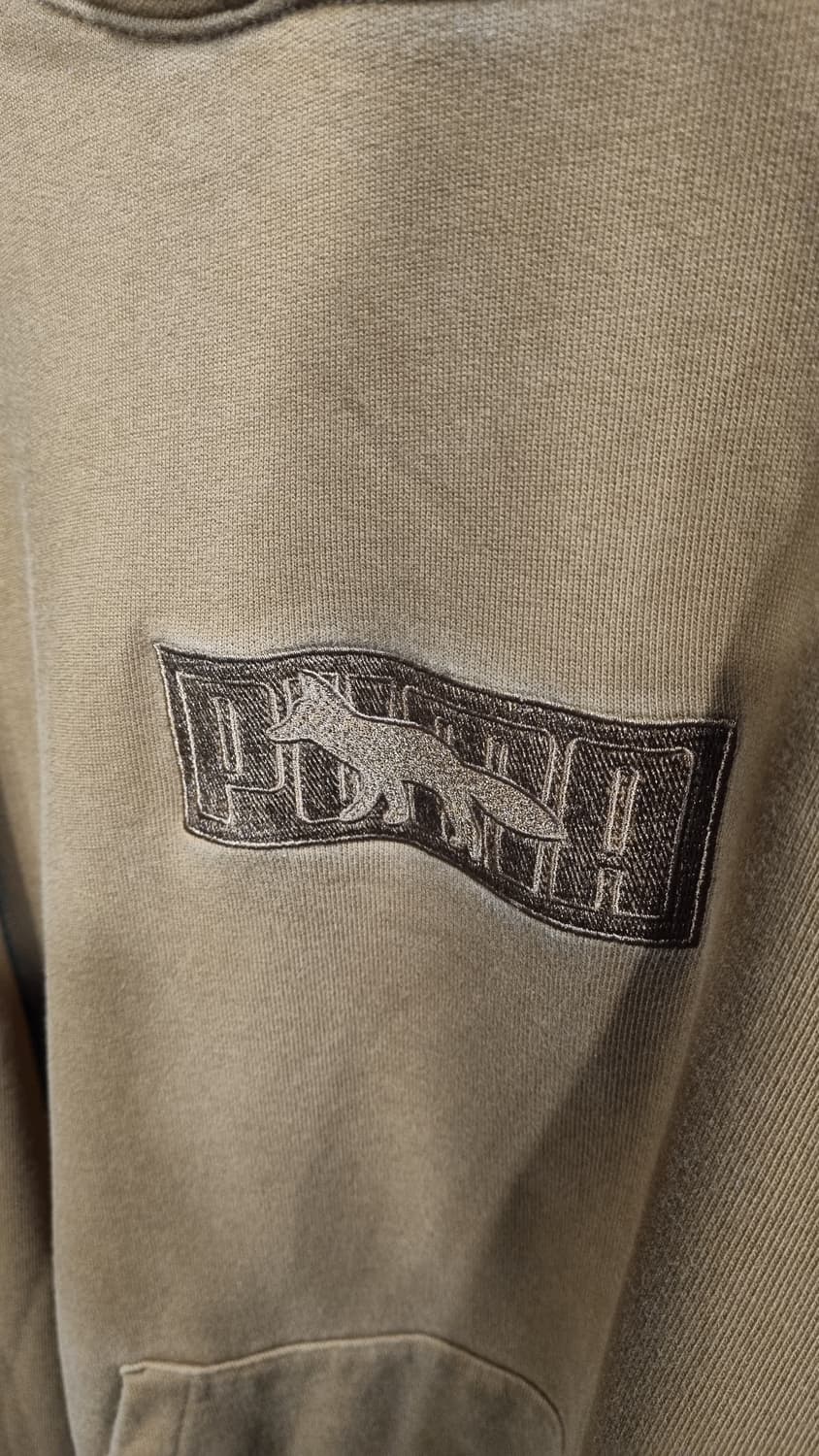 PUMA X 메종 키츠네 공용 후드티 m사이즈 (가슴반품53) 상품이미지2