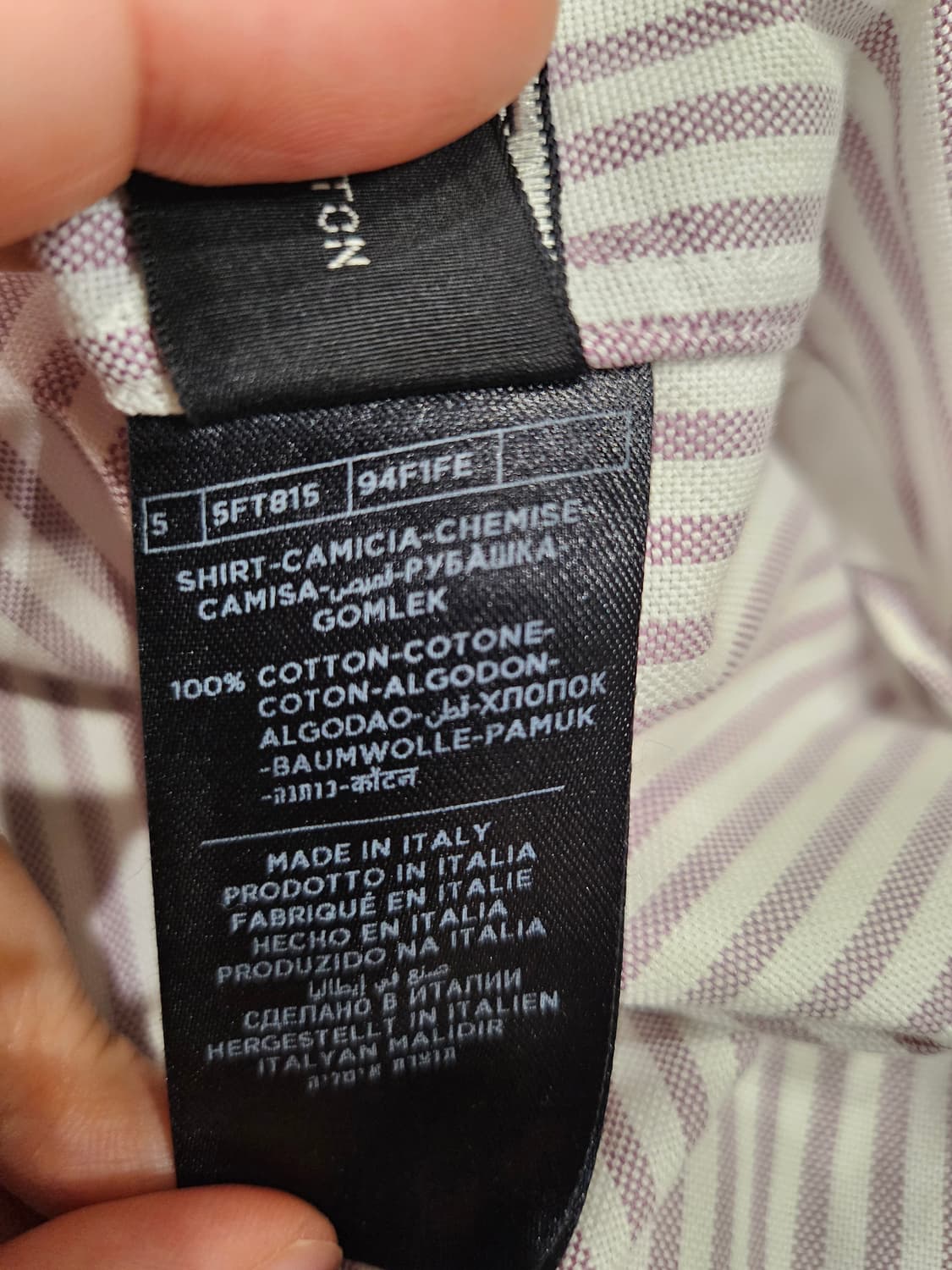 톰포드 스트라이프 셔츠 44 상품이미지9