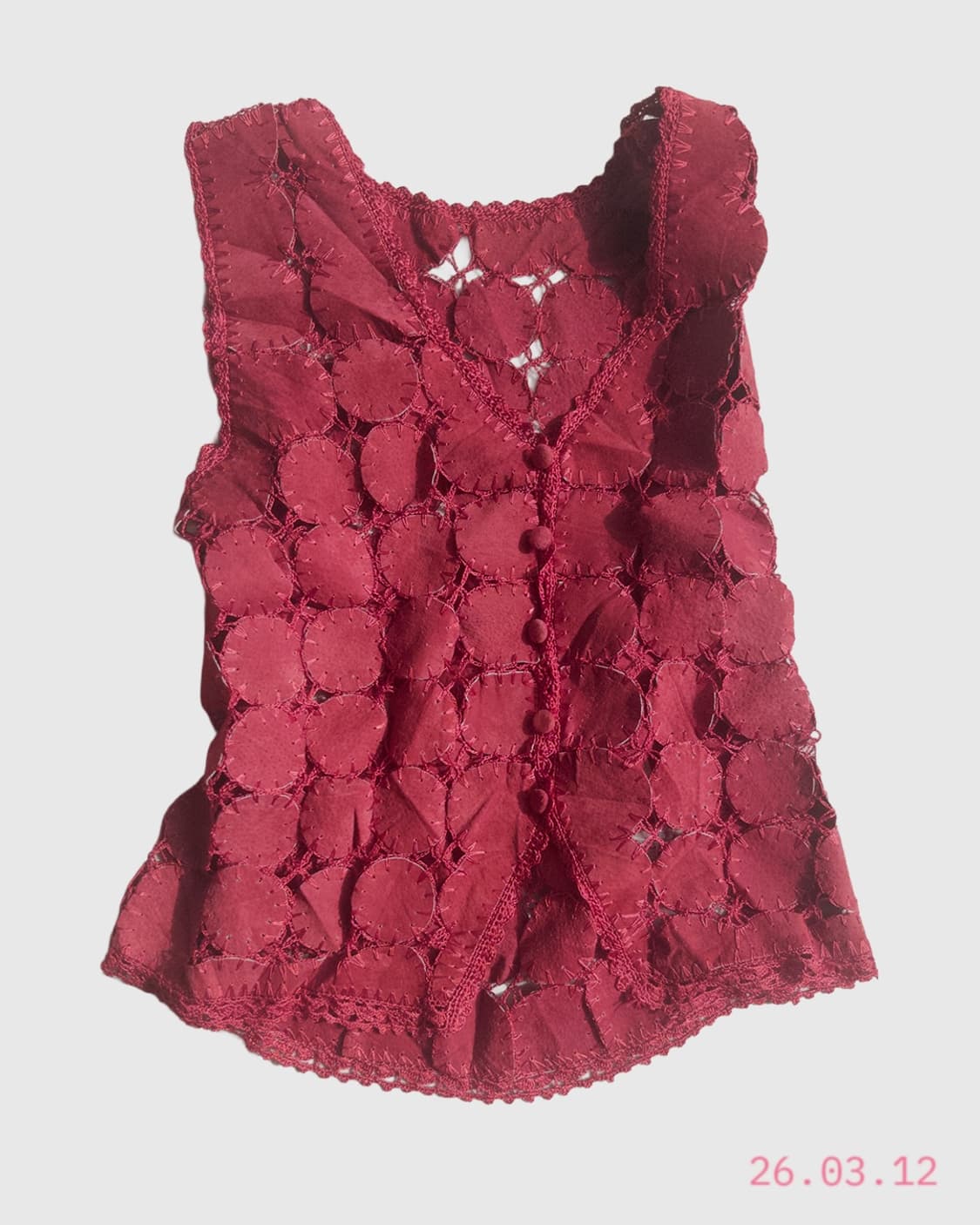 Crochet Patchwork Vest 패치워크 베스트 상품이미지1