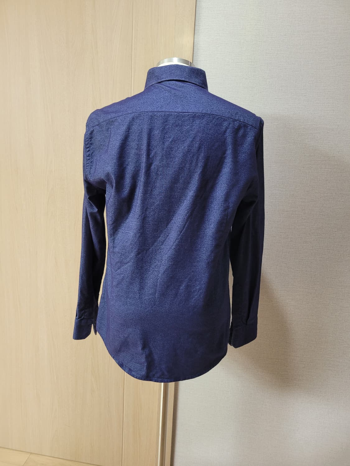 맨스타 Manstar 남자 드레스셔츠 100 블루네이비 상품이미지5