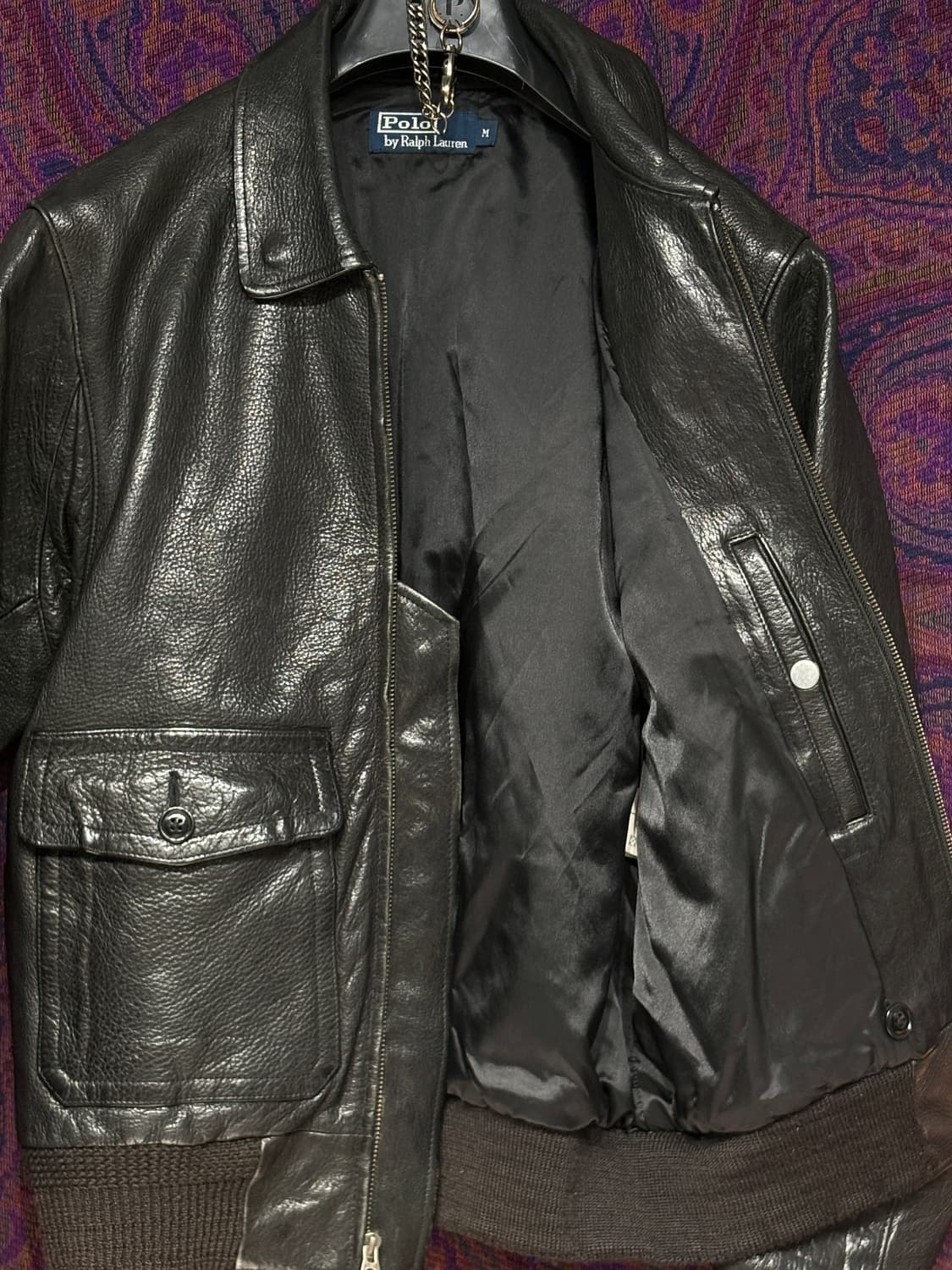 폴로 랄프로렌 a-2 가죽자켓 상품이미지9