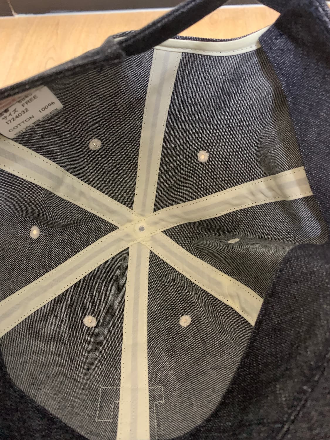 풀카운드 데님 모자 팝니다 상품이미지3