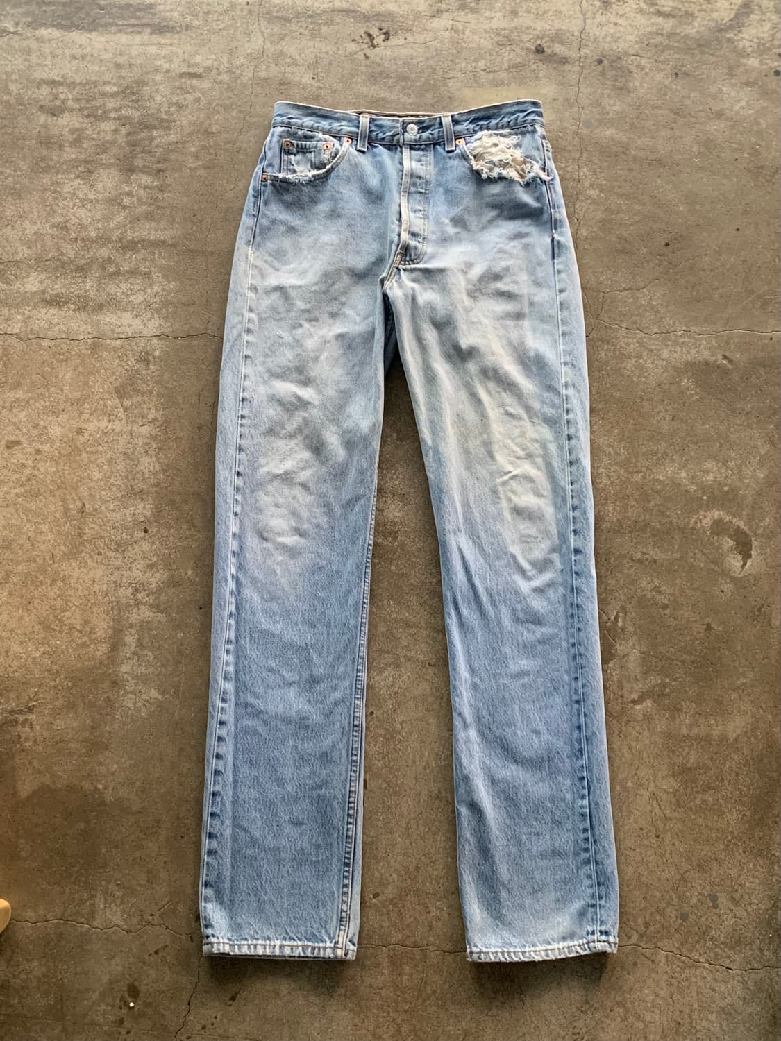 1990s 리바이스 501 데님팬츠 (33X36) 상품이미지1