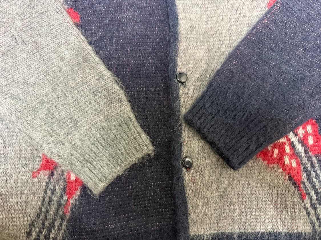 [L] 니들스 모헤어 빠삐용 가디건 그레이 [LQ275] 발렌 꼼데 Xl 상품이미지5