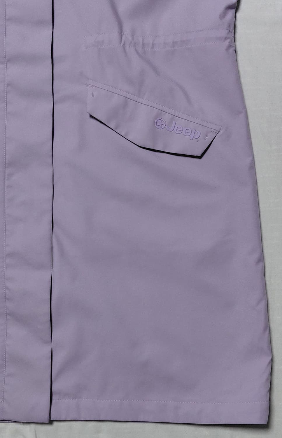 [Jeep/XL] 지프 여성 3레이어 기능성 롱 바람막이 자켓 (퍼플) 상품이미지3