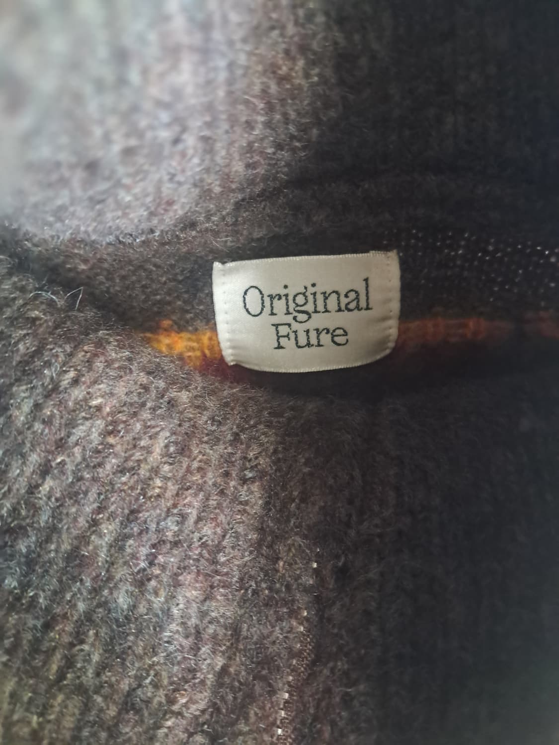 빈티지 반집업 울스웨터 상품이미지4