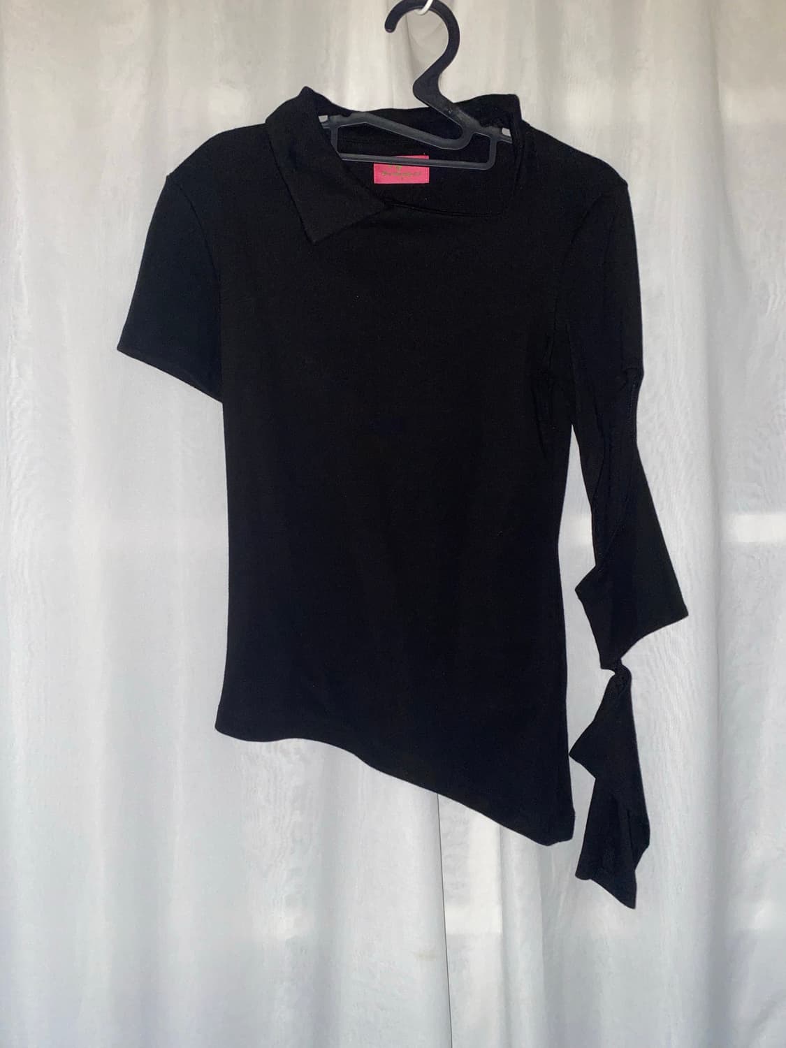 DUST DEVIL LONG SLEEVE BLACK 트임 언발 상품이미지2