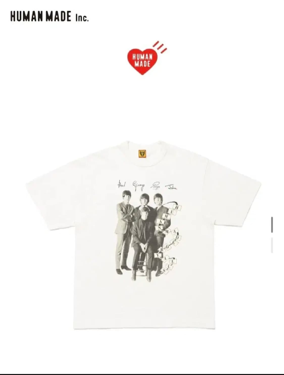 휴먼메이드 비틀즈 반팔  상품이미지1