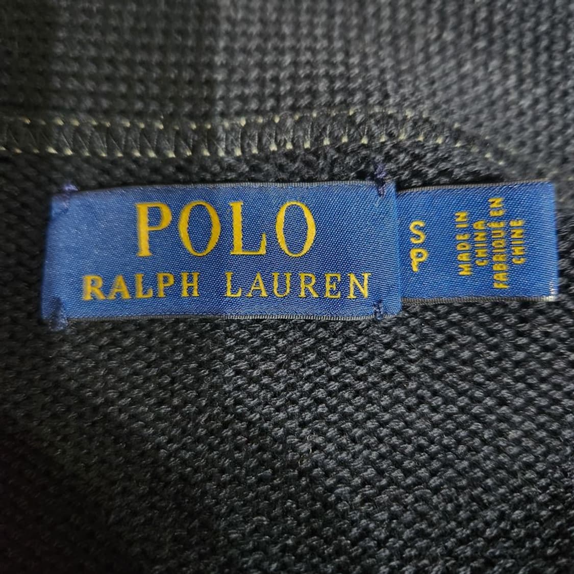 [남S]폴로랄프로렌 블랙 레터맨 코튼 가디건[Y61-065] 상품이미지8