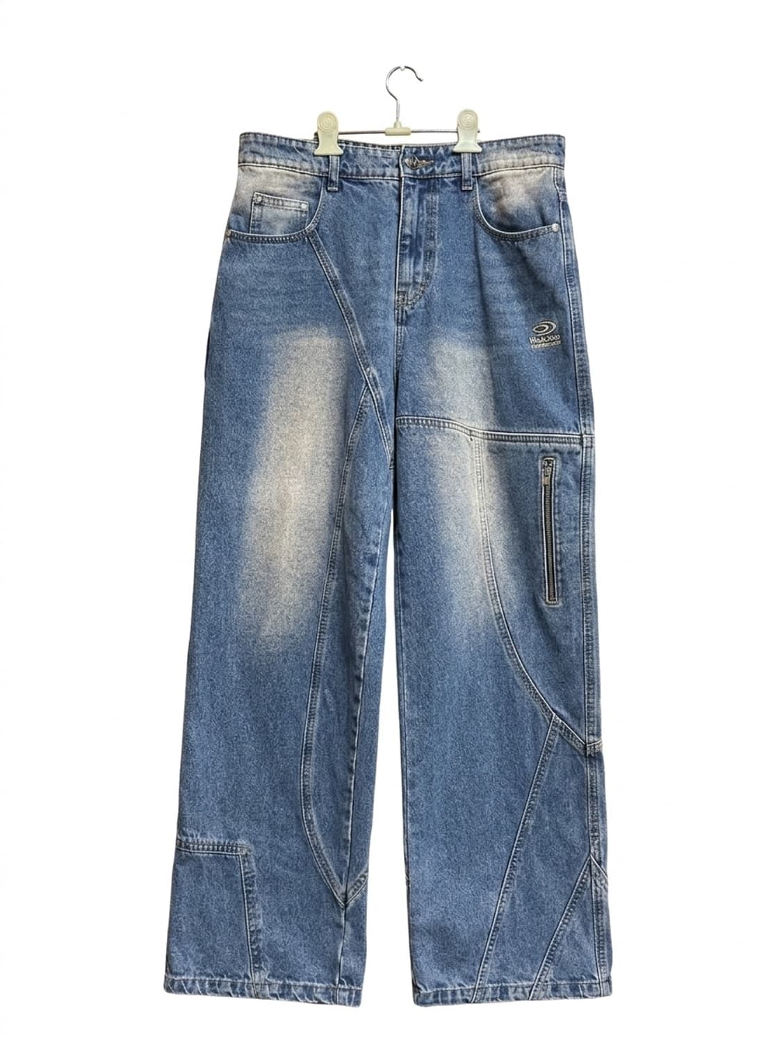 트래블 와이드 워싱 데님팬츠 32 상품이미지1