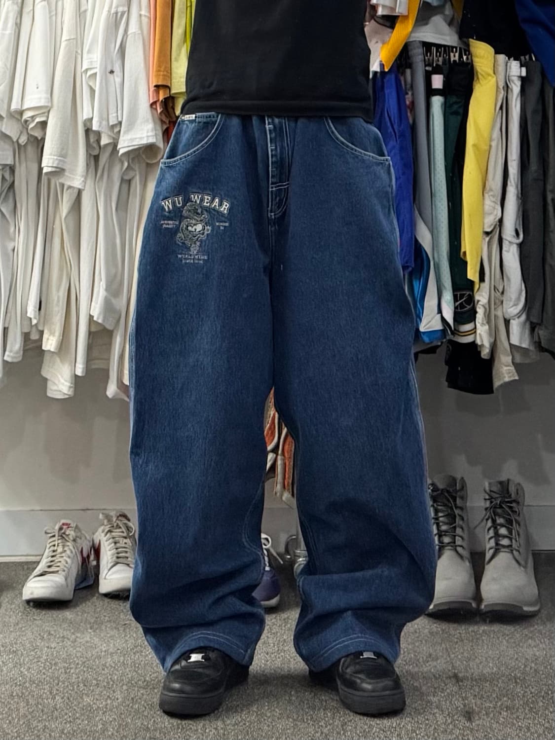 WU WEAR 와이드 데님팬츠 상품이미지5