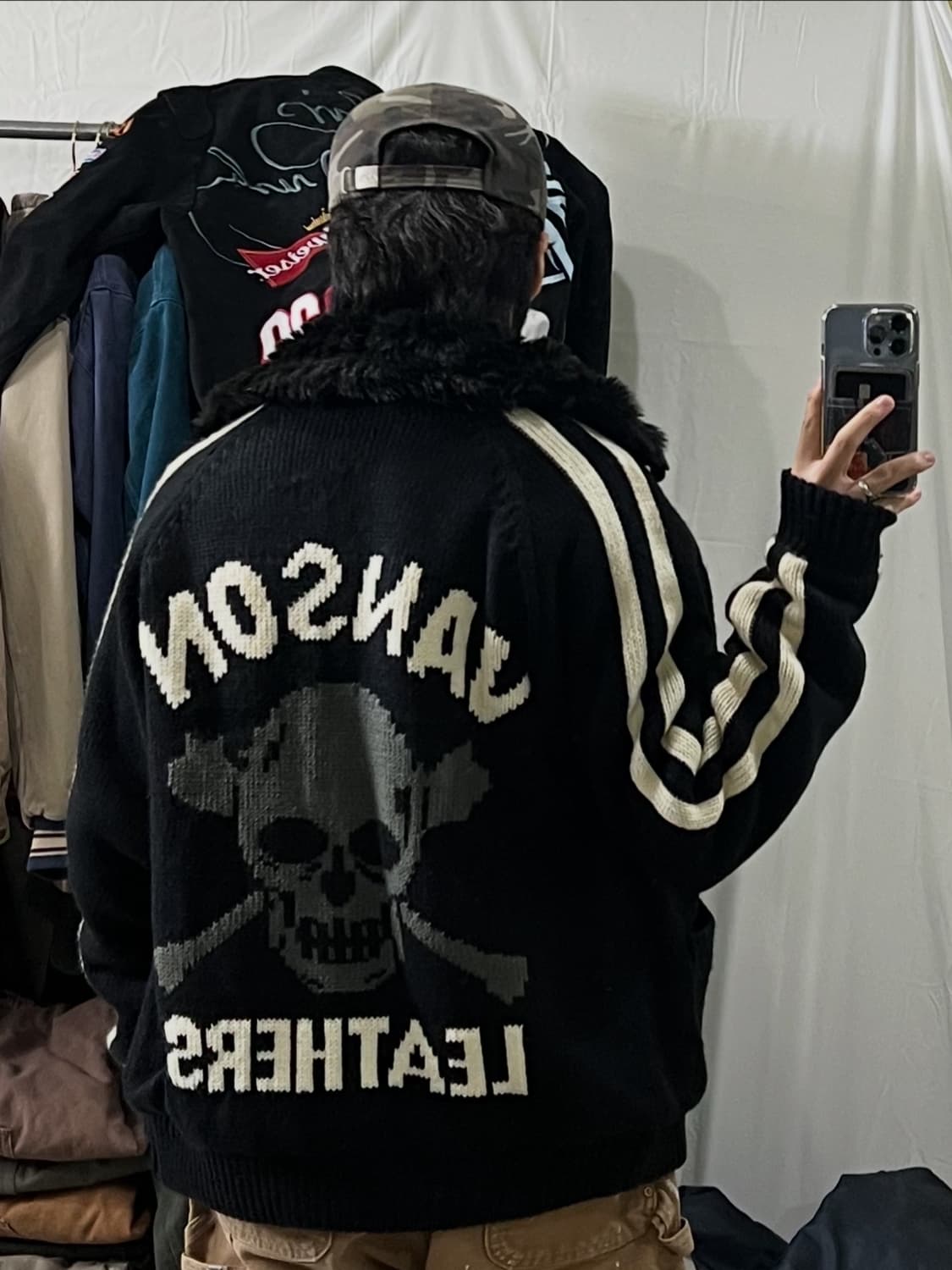 밴슨 스컬 니트 코위찬 상품이미지4