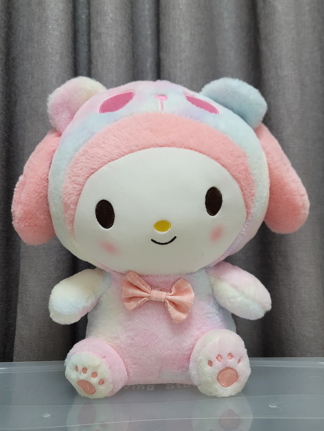 산리오 마이멜로디 판다 인형 중형 레인보우 그라데이션 봉제인형 뽑기 마멜 상품이미지5