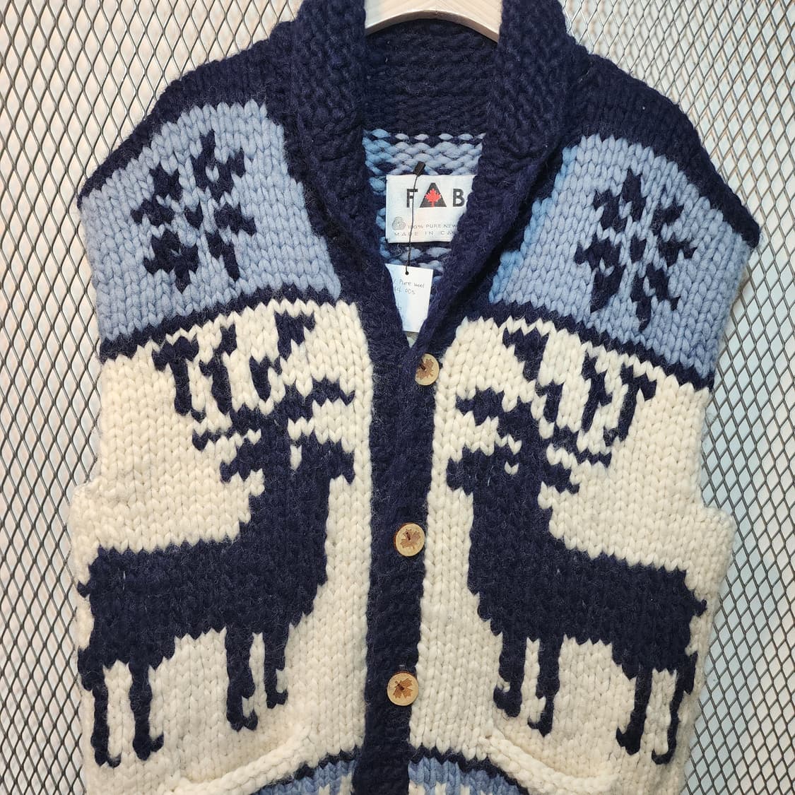 Fab 캐나다 코위찬 조끼 상품이미지3