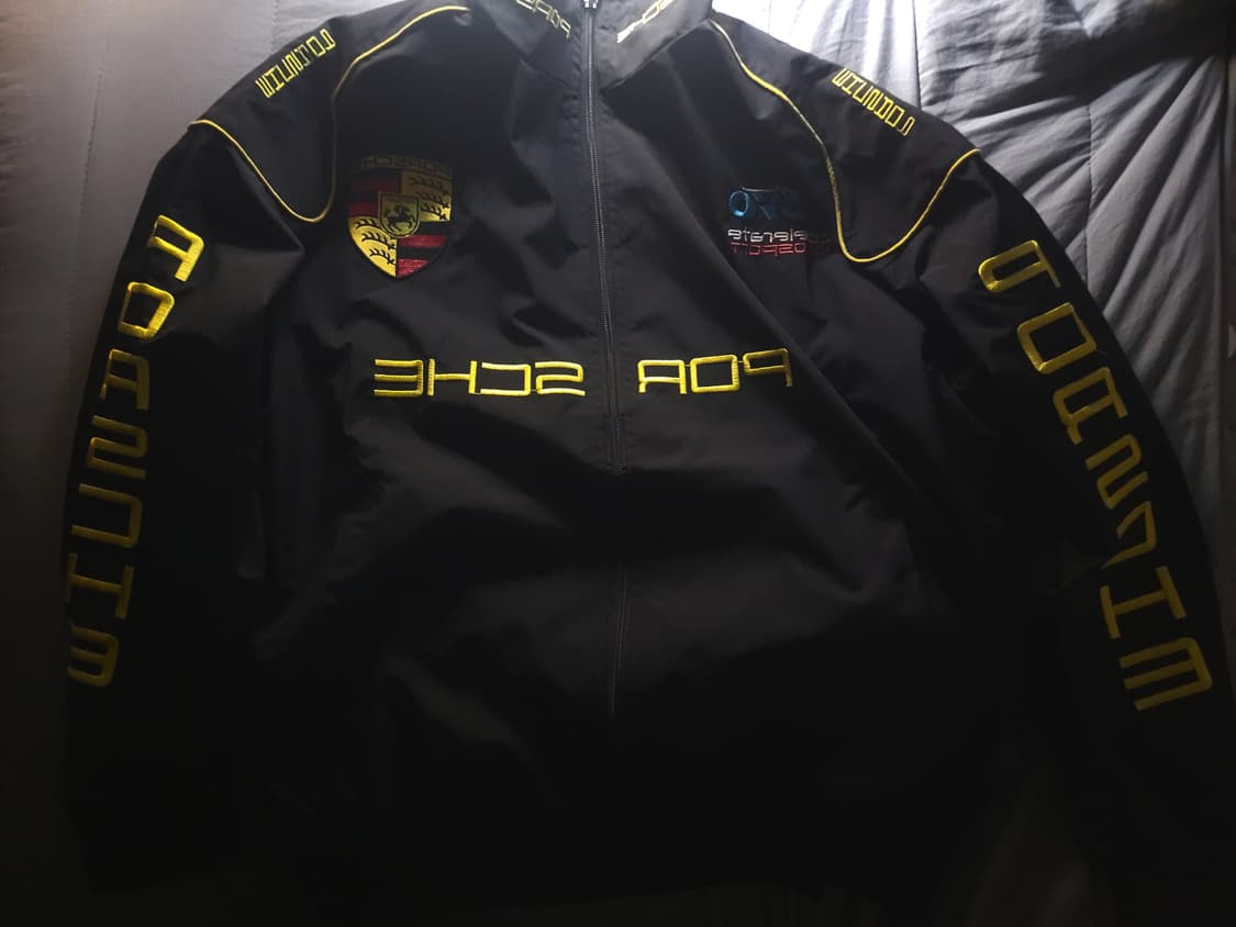 포르쉐 블랙 바람막이 점퍼 상품이미지1