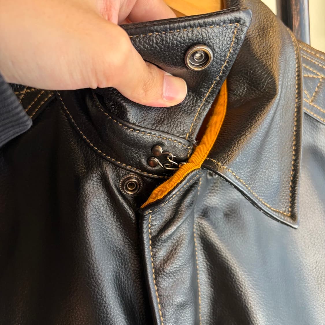 15316 - WILLIS & GEIGRE TYPE A-2 레더 자켓 상품이미지4