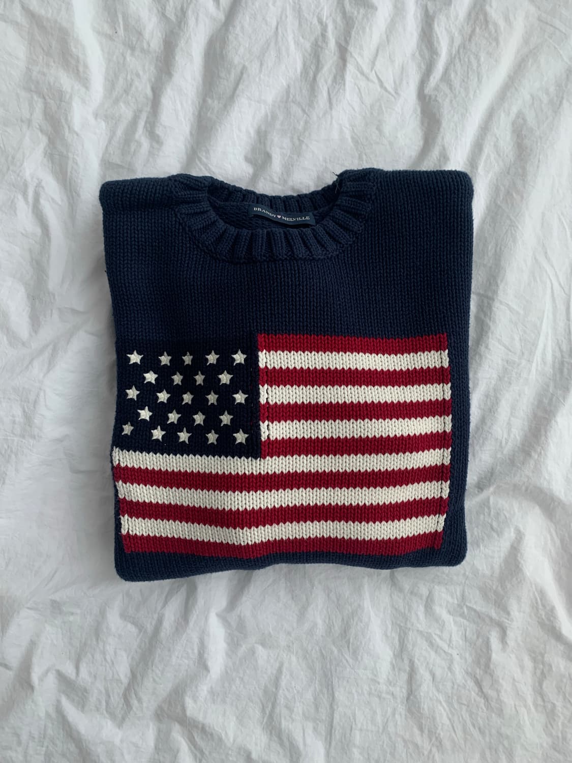 브랜디멜빌 성조기 니트 상품이미지1