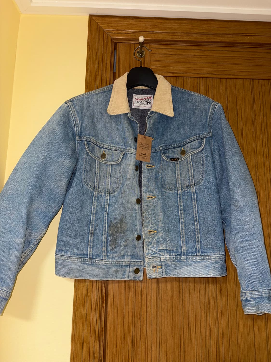 70's Lee 스톰라이더 블랭킷 데님 트러커 자켓 상품이미지1