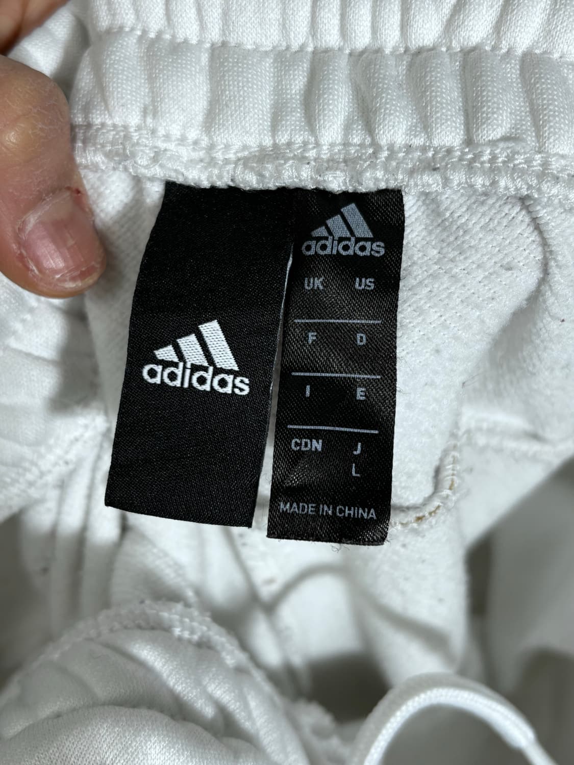 아디다스 화이트 골드 츄리닝 바지  상품이미지4