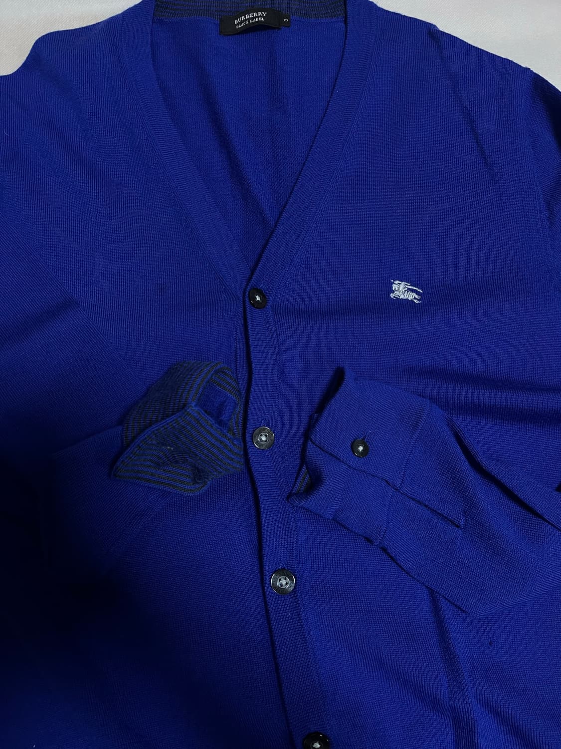 버버리 가디건 블루 상품이미지2