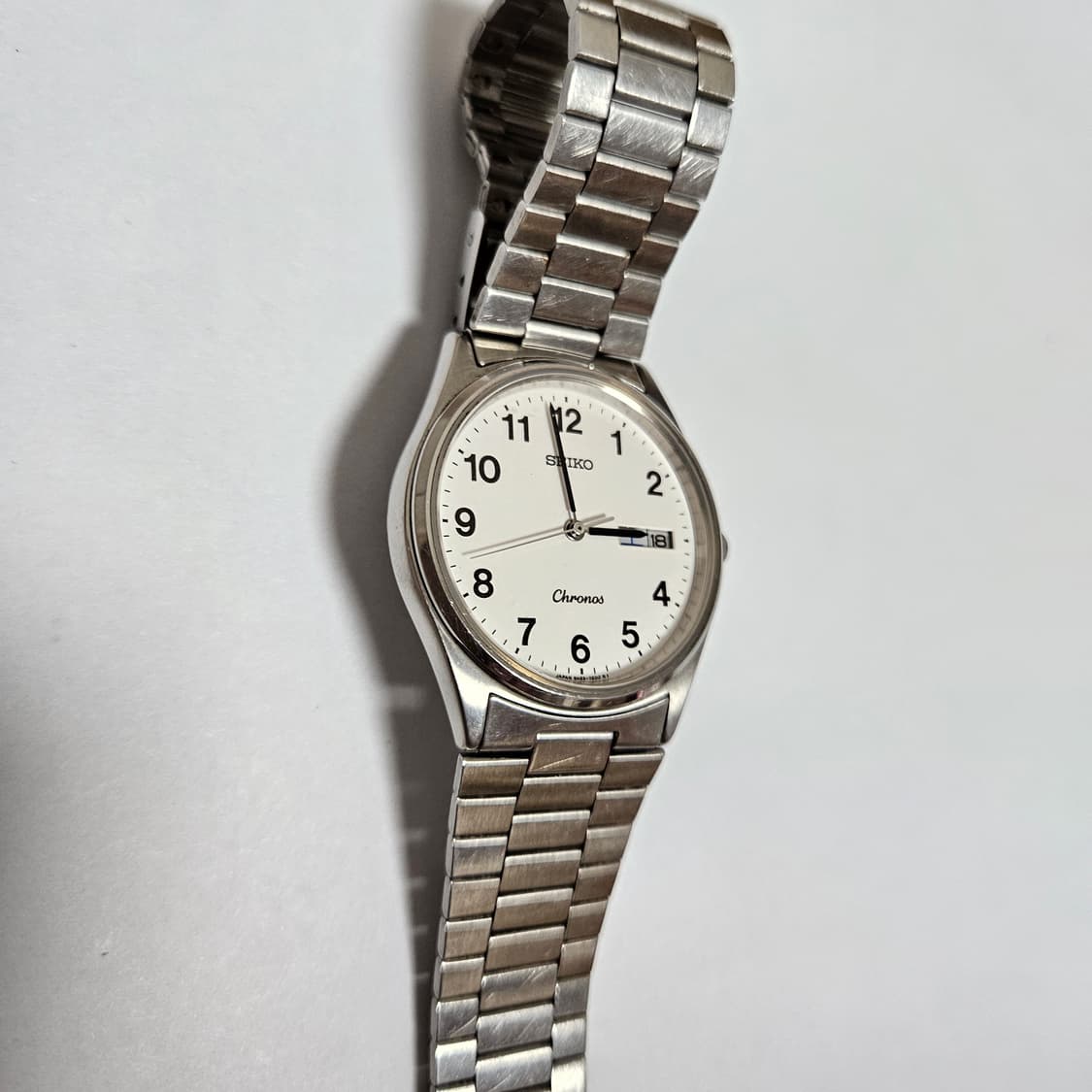 90s Seiko Chronos Day-date Quartz 빈티지 시계 상품이미지3