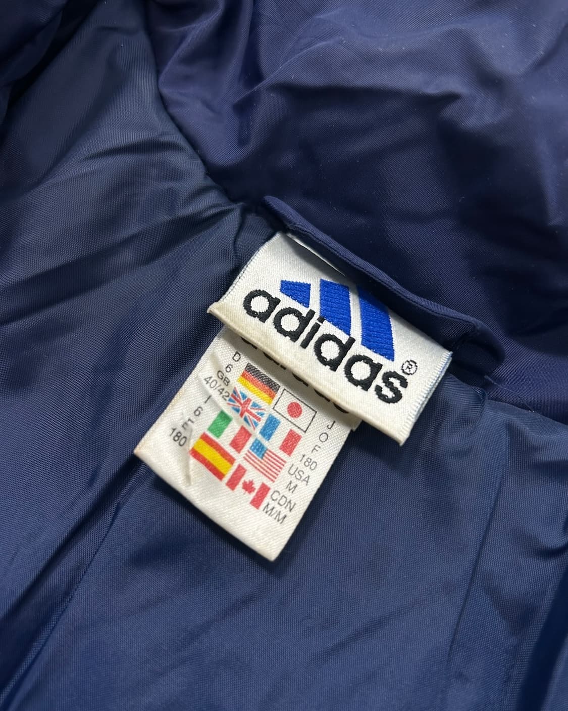 아디다스 올드스쿨 네이비 패딩 점퍼  상품이미지6