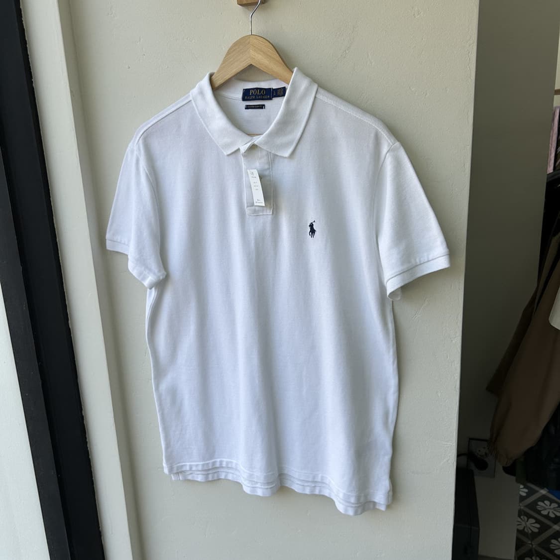 16707 - 폴로 랄프로렌 화이트 반팔 카라티 상품이미지2