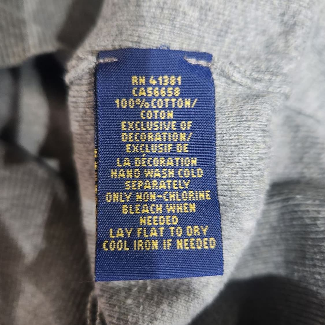 [남2XL]폴로랄프로렌 그레이 피마코튼 조끼[Y61-181] 상품이미지8