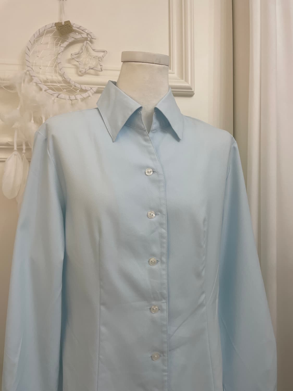 summer blue basic line shirt(size-13) 상품이미지5