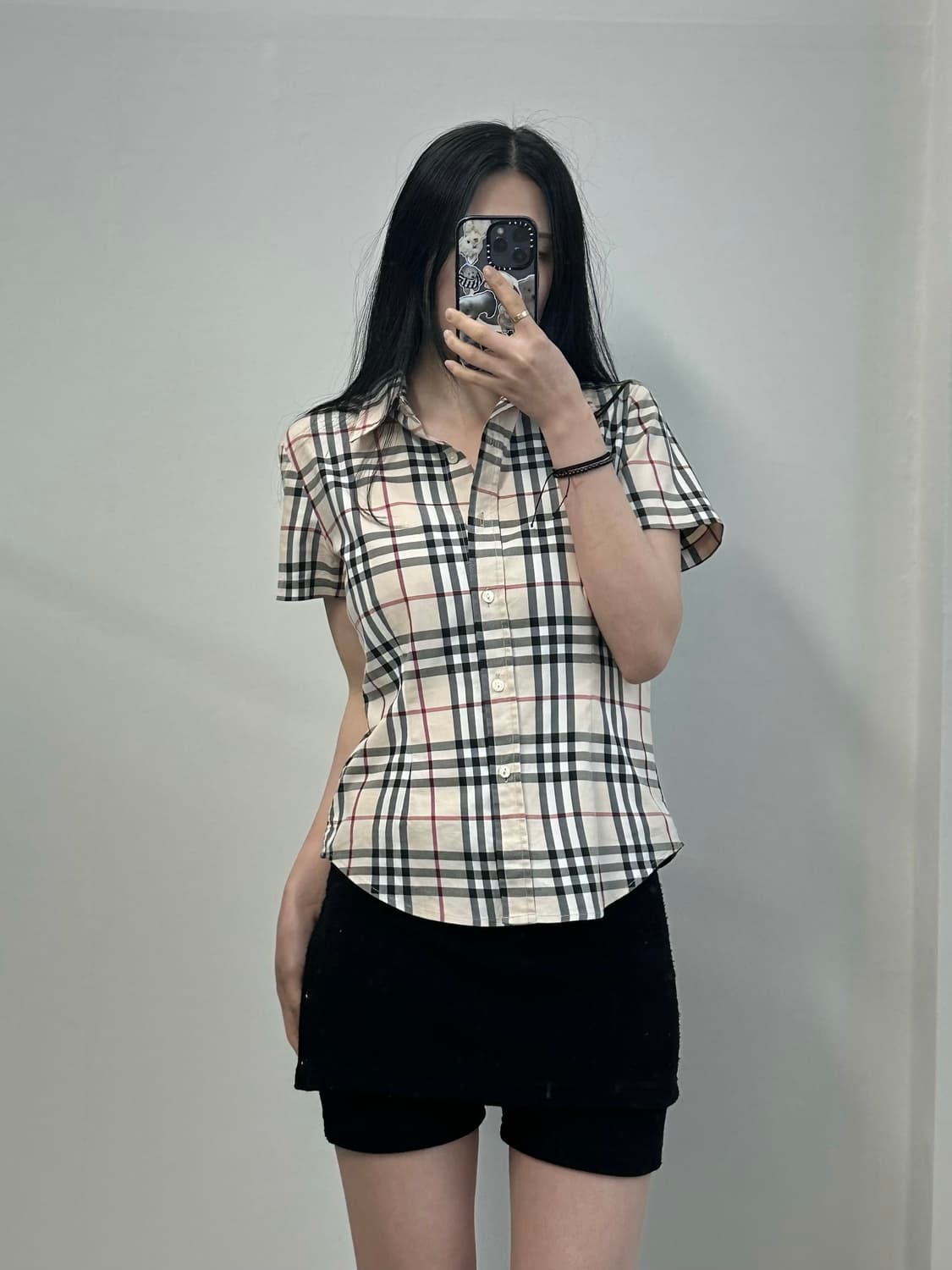 버버리 노바체크 반팔 셔츠 상품이미지1