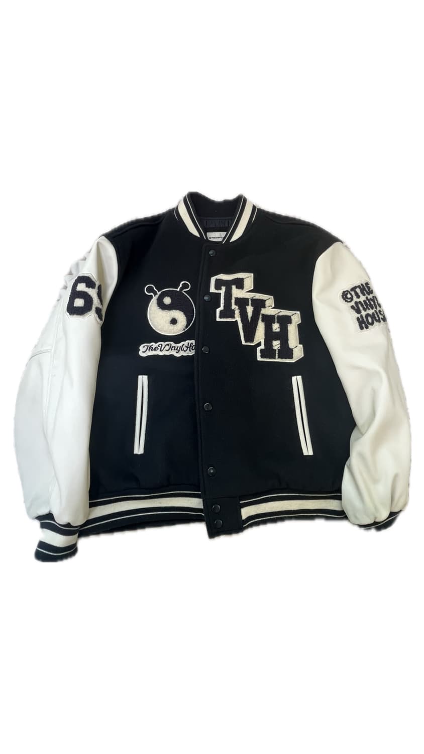 더바이닐하우스 바시티 자켓 네이비 L 상품이미지1