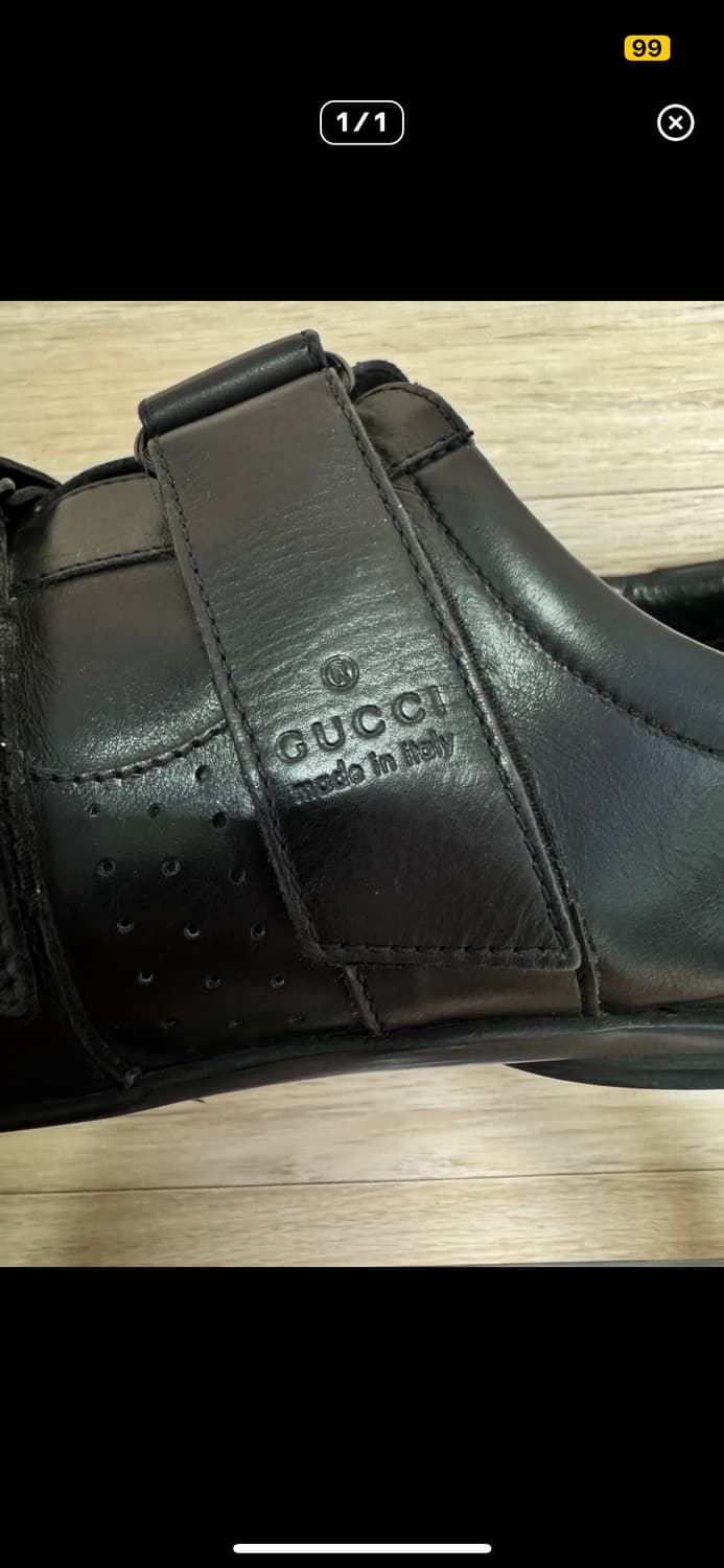 구찌 레더 스니커즈 상품이미지5