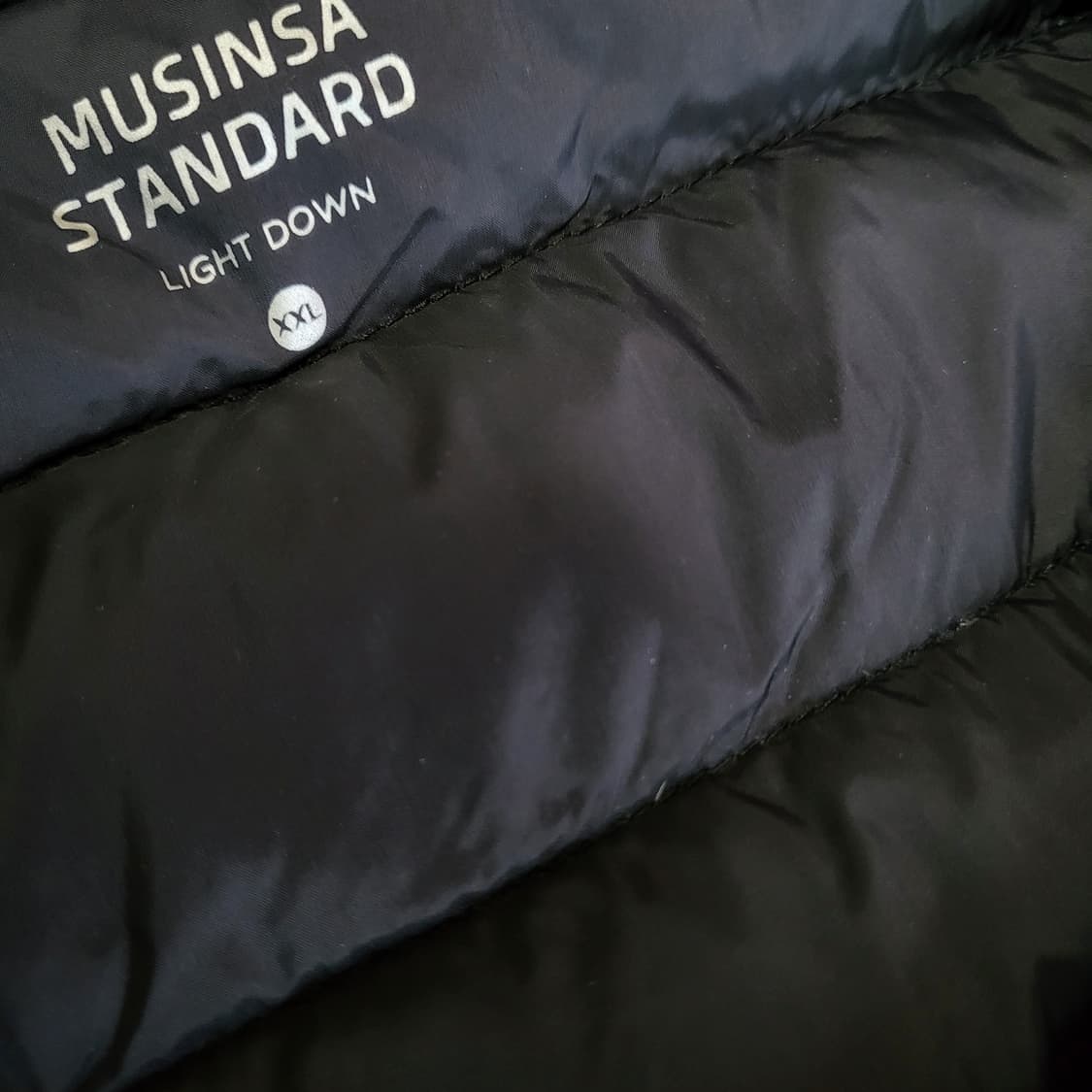 무신사 구스다운 경량패딩조끼 100-105 거위털초경량 상품이미지7