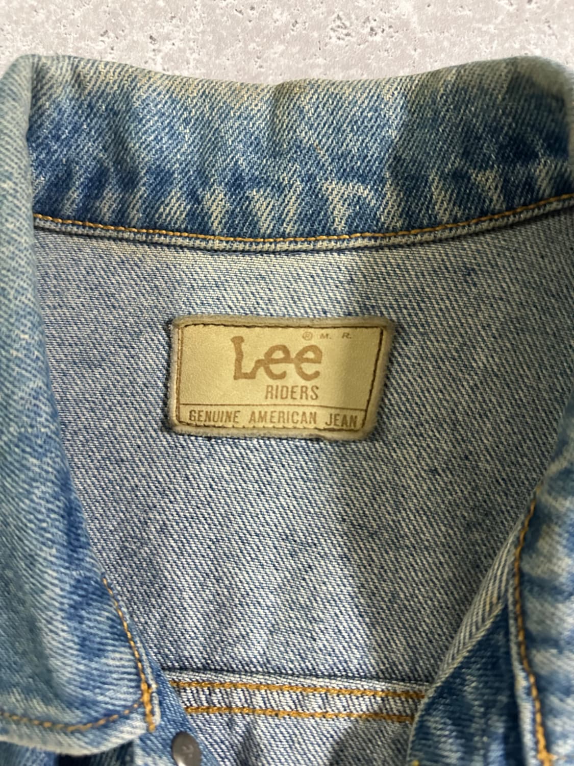 90s Lee 라이더스 연청 데님 트러커 상품이미지5