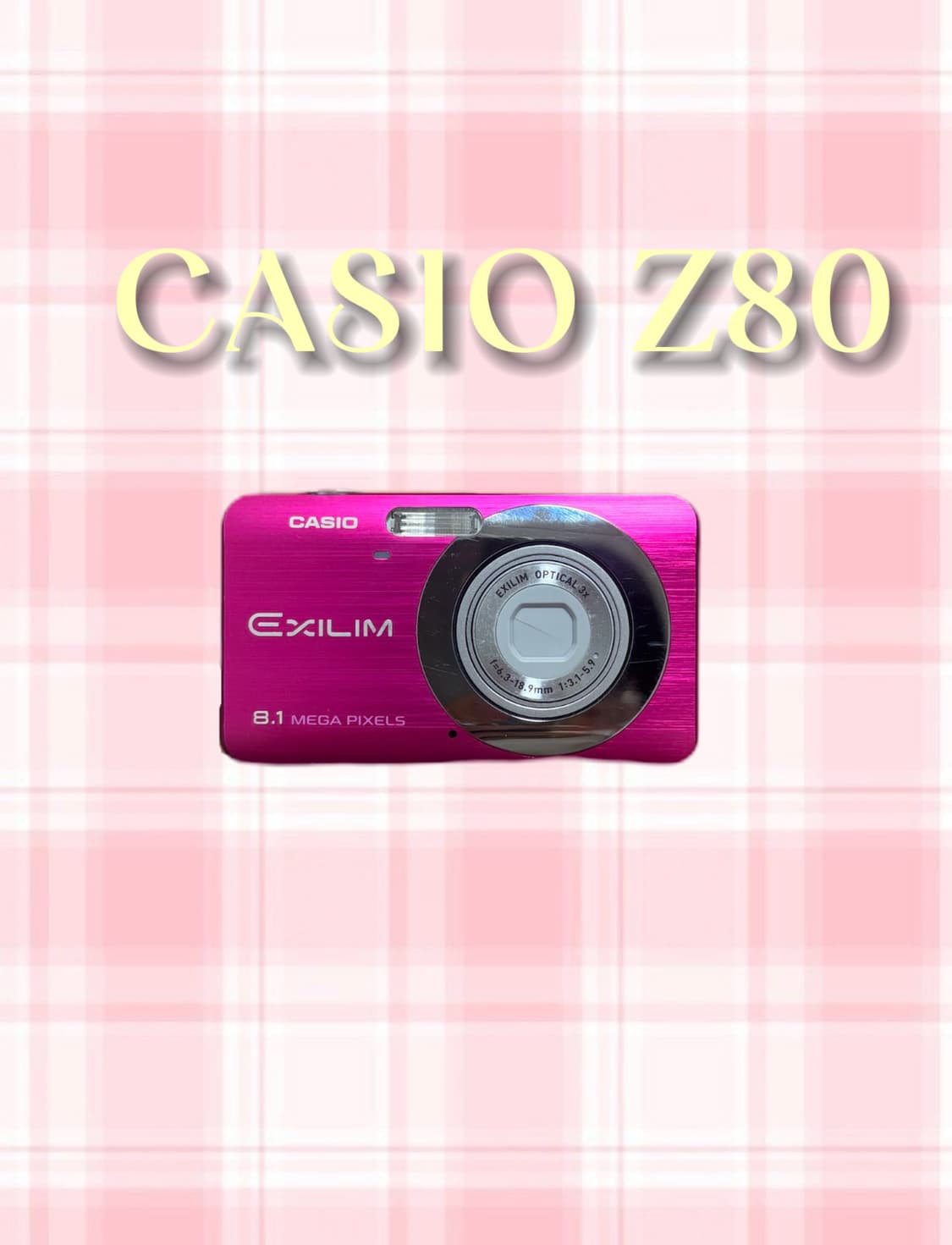 [카리나,츄]카시오 엑슬림 Z80 디카 상품이미지1