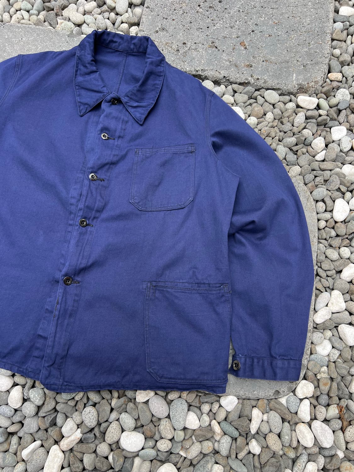 (DEADSTOCK) OLD VINTAGE NAVY 빈티지프렌치워크자켓 상품이미지6