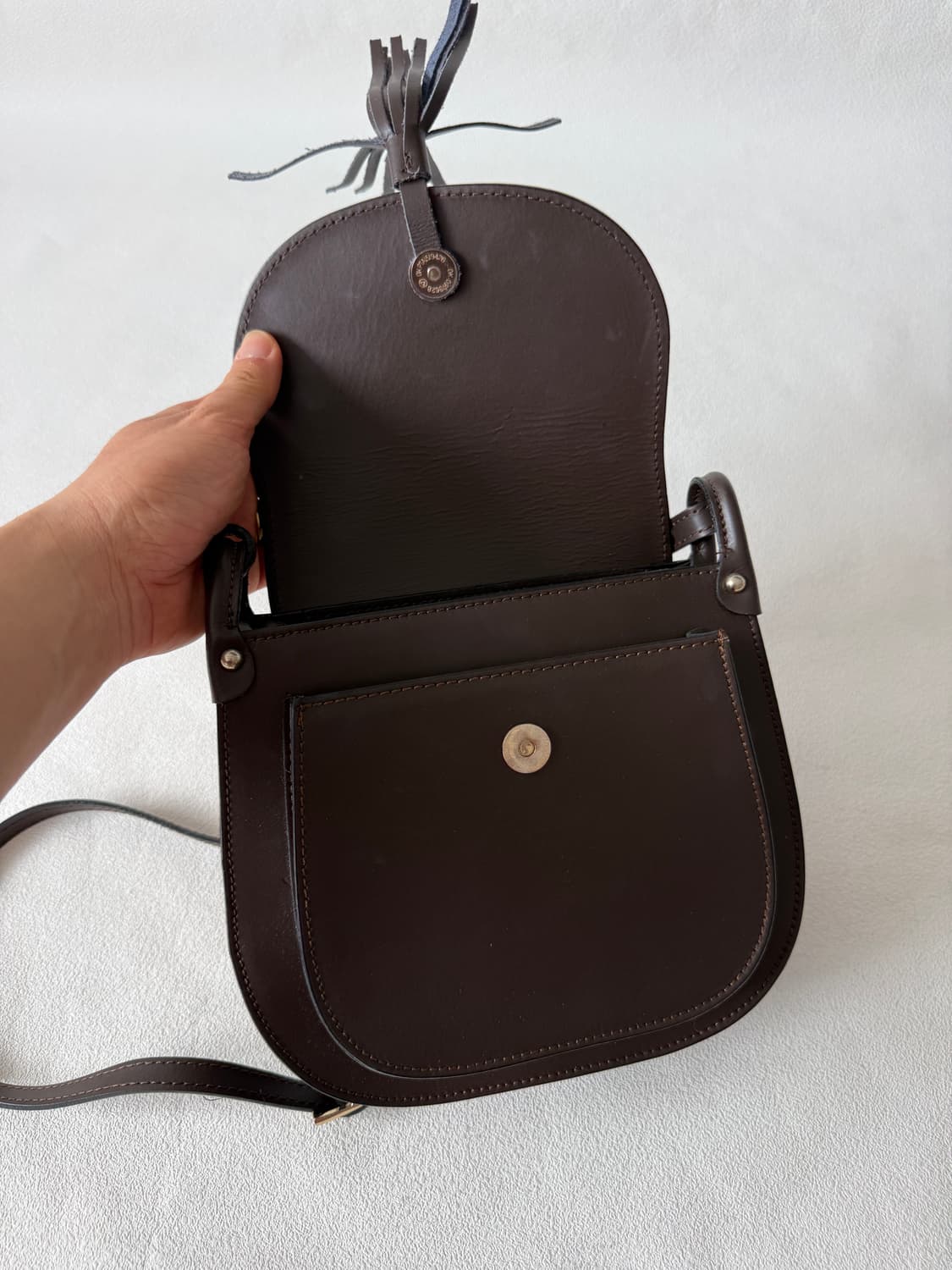 MADE IN ITALY 레더 크로스백 상품이미지7