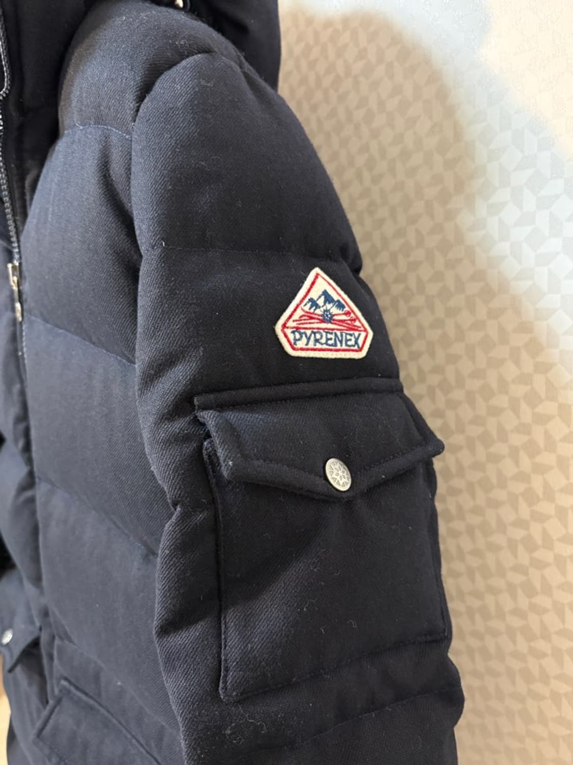 [백화점정품] 피레넥스(Pyrenex) 여성 플란넬 울 다운 롱 패딩 상품이미지2